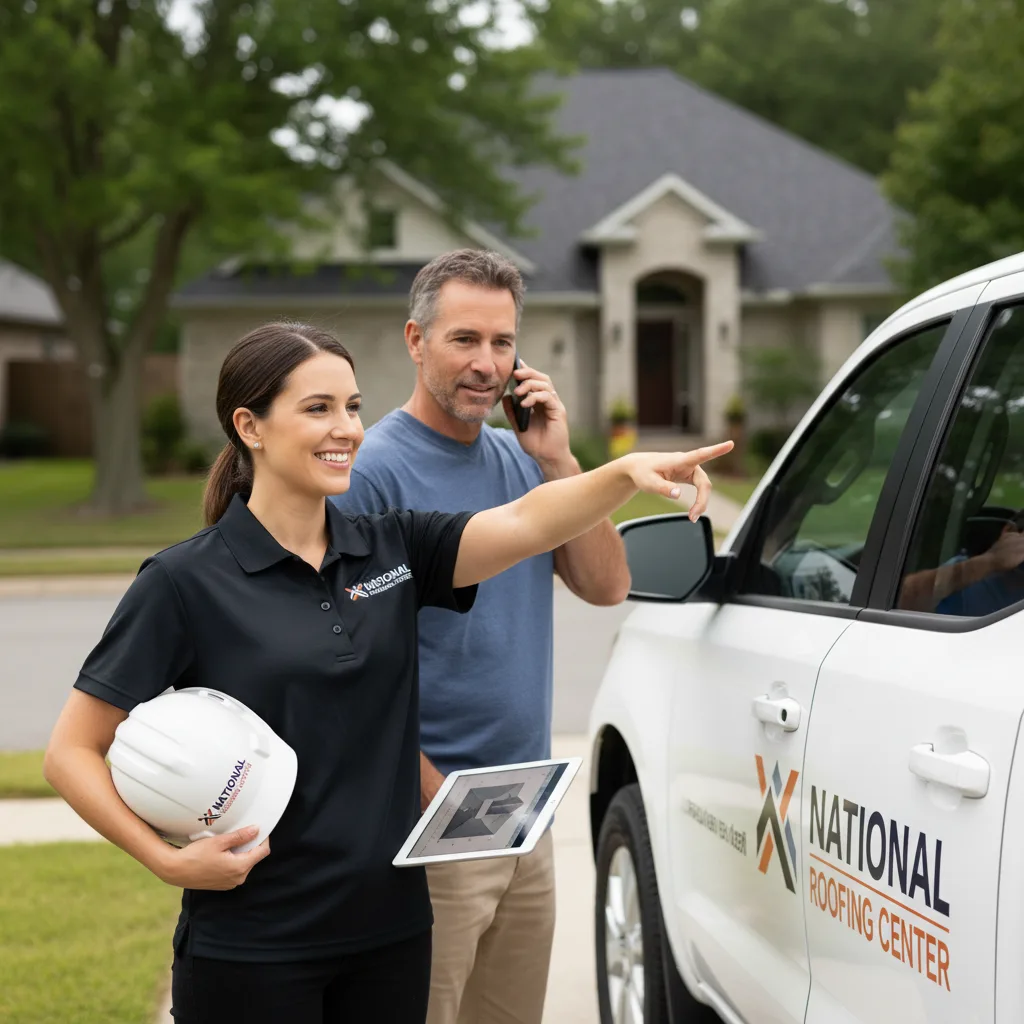 National Roofing Center customer support in Tuttle